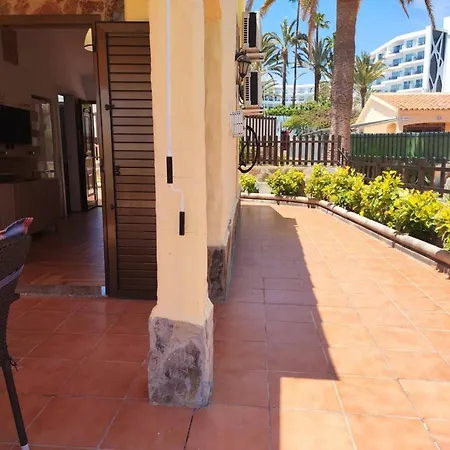One Bedroom Bungalow With Shared Pool And Wifi At Maspalomas 1 Km Away From The Beach 마스팔로마스